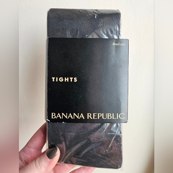 NWT Banana Republic Black Tights in Women's M - Picture 3 of 9